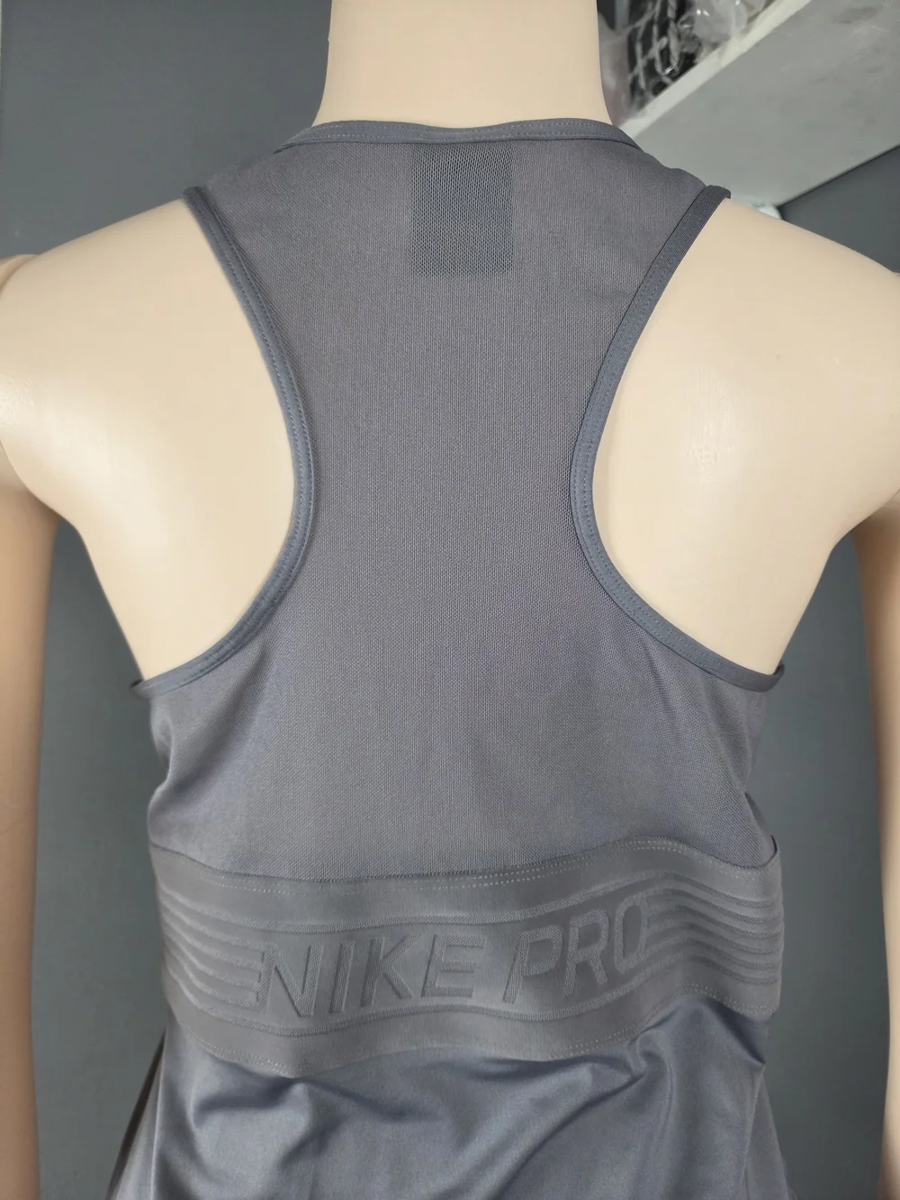 Nike Gray Racerback Athletic Tank Top
